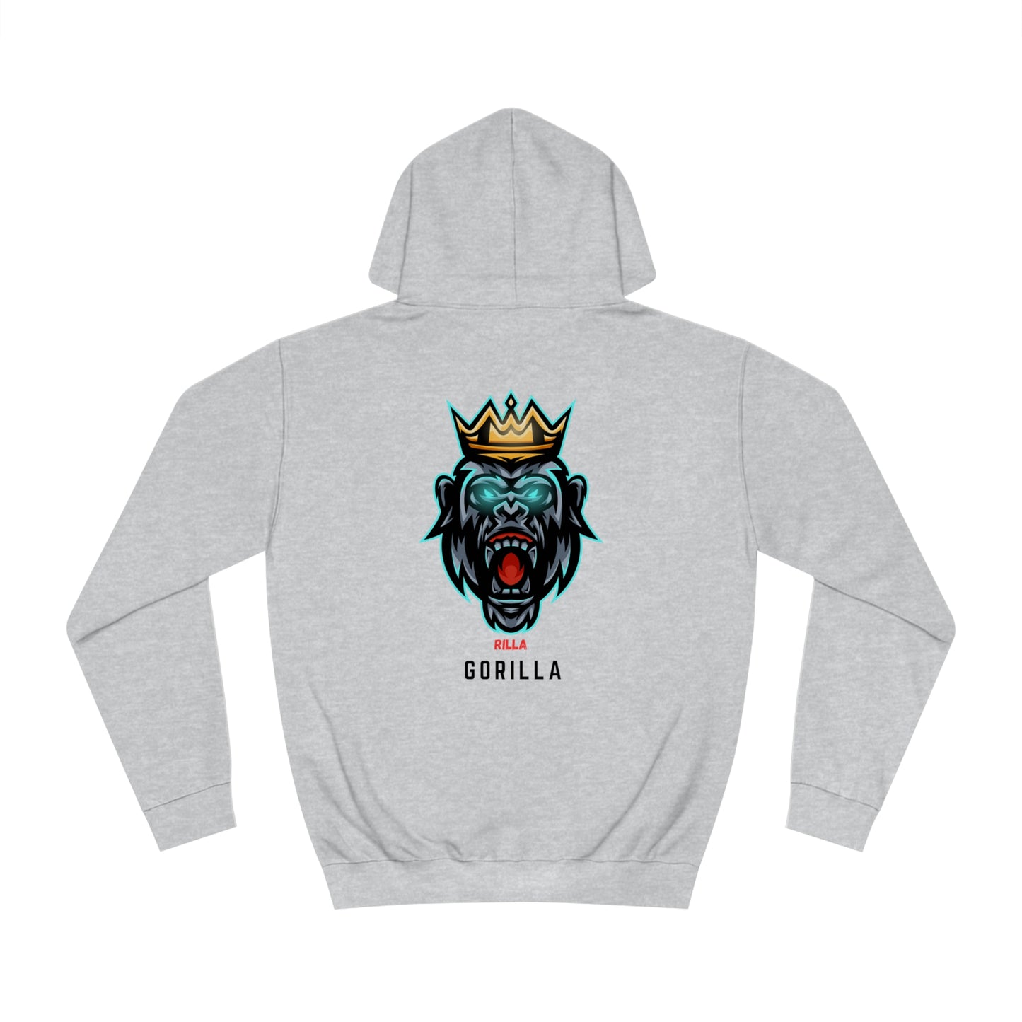 King Gorilla College Hoodie | Rilla Gorilla | RillaGoods