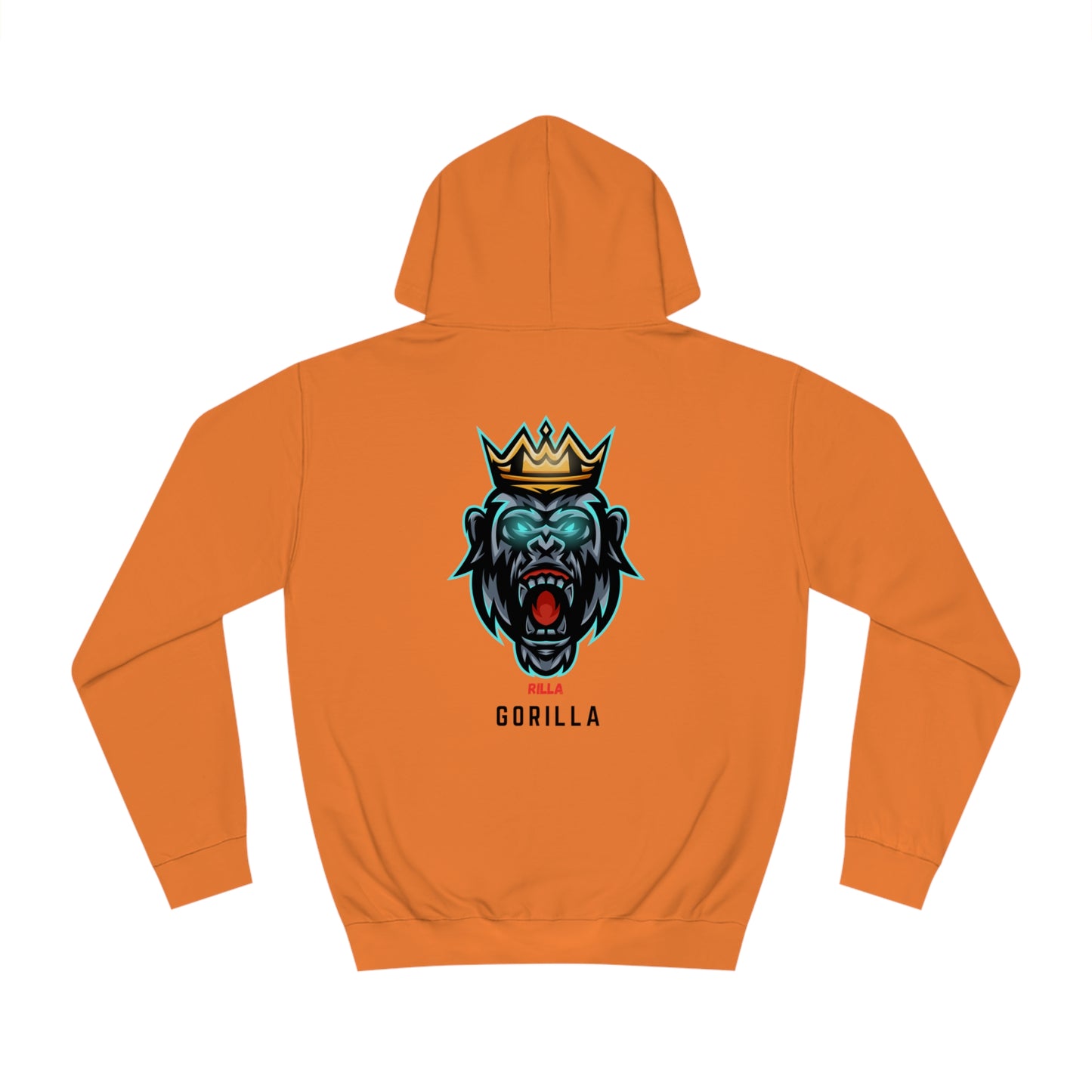 King Gorilla College Hoodie | Rilla Gorilla | RillaGoods