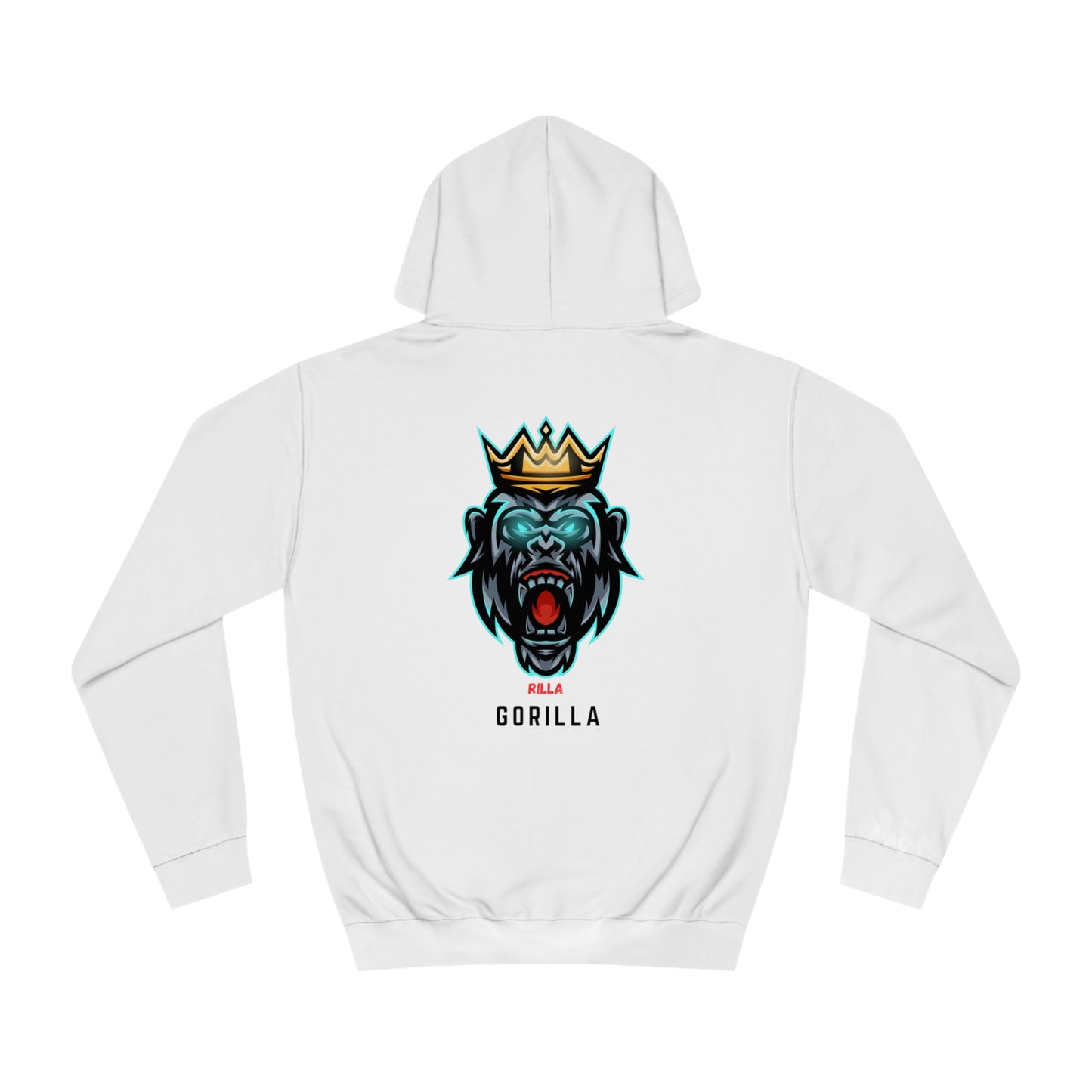 King Gorilla College Hoodie | Rilla Gorilla | RillaGoods