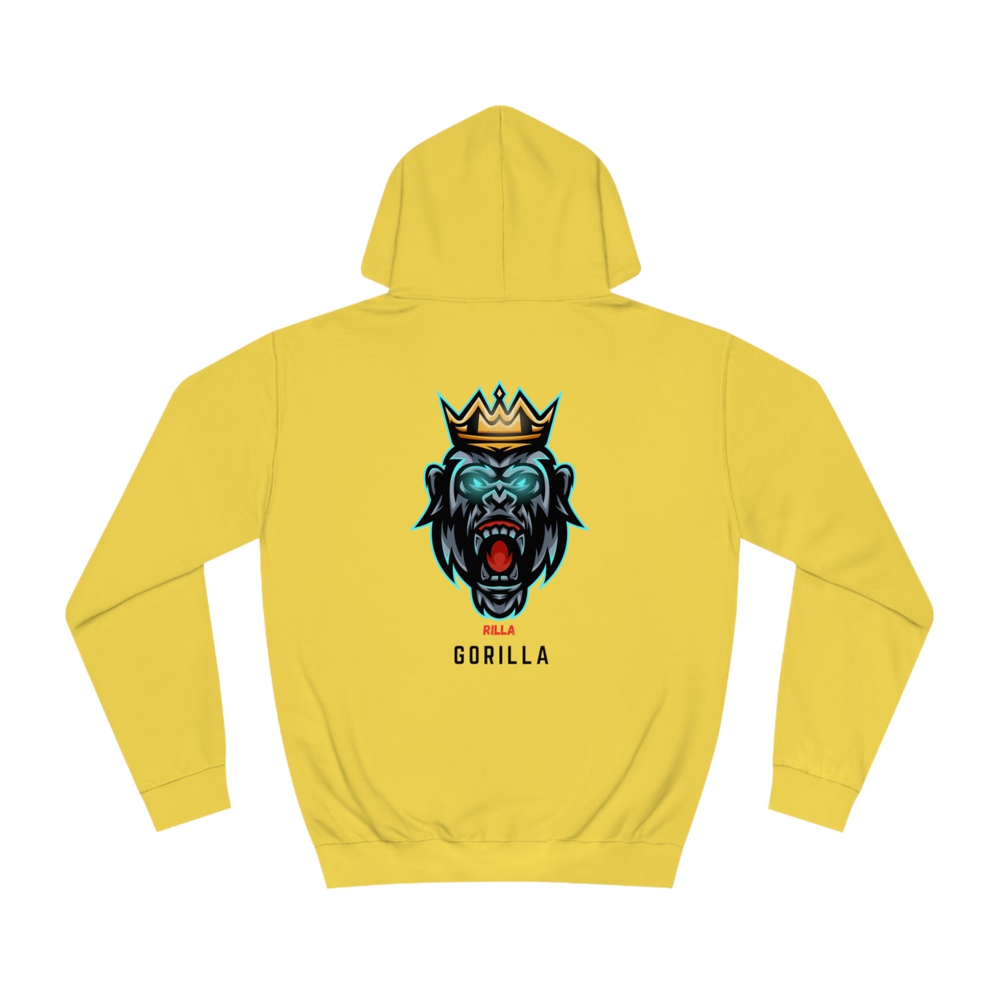 King Gorilla College Hoodie | Rilla Gorilla | RillaGoods